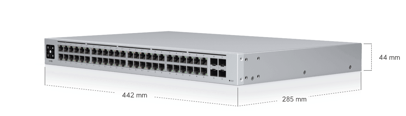 Ubiquiti Ubiquiti Networks UniFi USW-48-POE 48-Port Gigabit PoE+ Compliant Managed Switch | USW-48-POE - product view 2 of 8