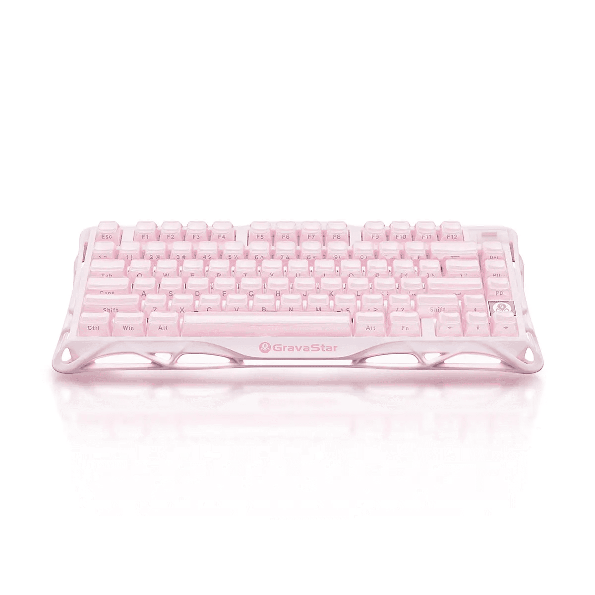 GravaStar Mercury K1 Special Edition Mechanical Keyboard, Sakura Pink, 75% Layout, Tri-Mode Wireless, Aluminum Frame, Gasket Mount | GS K1_P_PNK – Buy Online