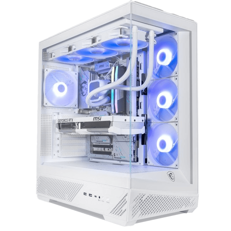 MSI Project Zero White Edition Gaming PC, Ryzen 7 9800X3D, RTX 5070 Ti 16GB GDDR7, 32GB DDR5, 1TB Gen4 SSD, WiFi 6E – Buy Online
