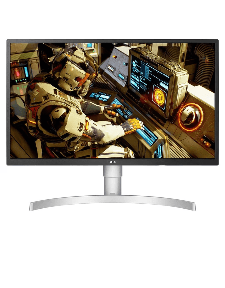 LG LG 27UP550N-W Flat Monitor, 27inch UHD (3840 x 2160) IPS Display, Colour Calibration, AMD Freesync, 5ms (GTG) Tilt, Height And Pivot Adjustable Stand, White - product view 3 of 7
