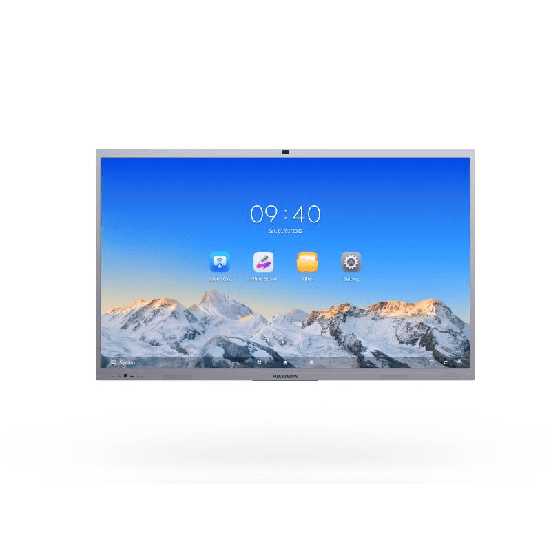 Hikvision DS-D5C86RB/B Hikvision Interactive Flat Panel Display With Web Cam, 86 inch 4K DLED 3840x2160 60 Hz Display, 5 ms, VA Panel, 8GB RAM 128GB ROM, Android 13.0, Up to 50 point multi-touch, EDLA – Buy Online