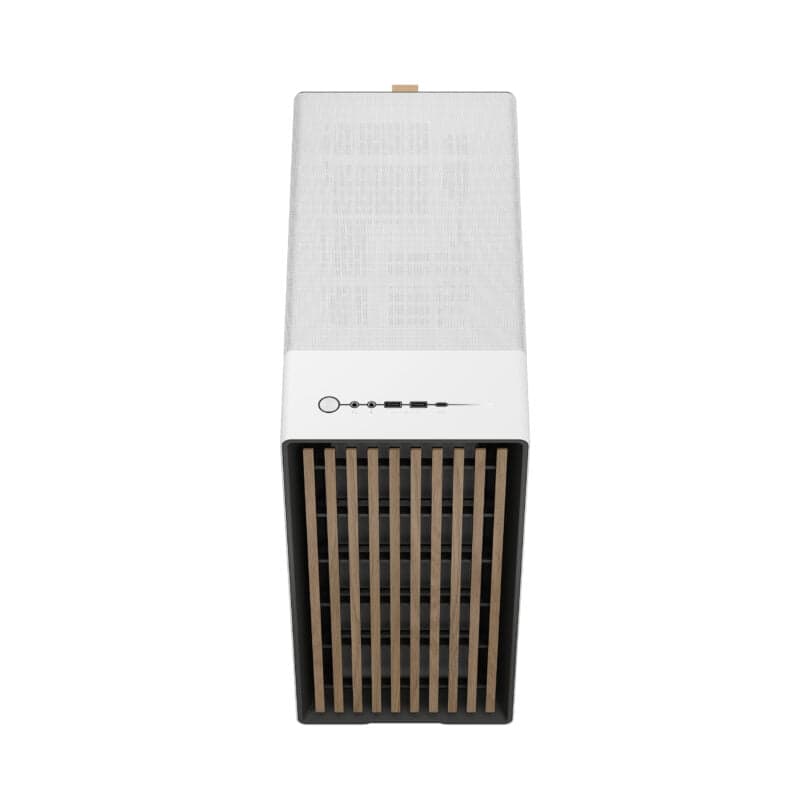 Fractal Design Fractal Design North Chalk White TG Clear Tint Gaming Case, Temp Glass Side Panel, Support Up to 360mm Radiator &amp; 6x120mm Fans, 2 x 2.5/3.5" Drive Bays, USB-C 3.1 Gen 2, 2 x USB-A 3.1 | FD-C-NOR1C-04 - product view 2 of 5