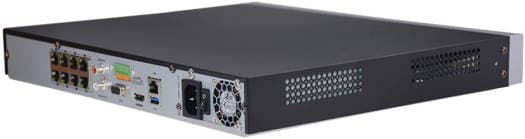 HIKVISION Hikvision DS-7608NI-Q2/8P 8 CHANNEL  POE NVR   8 PoE 4K NVR, Up to 8-ch IP camera, Up to 80 Mbps, H.265+, Up to 1-ch @ 8MP, 1U chassis,  48V | DS-7608NI-Q2/8P - product view 3 of 5