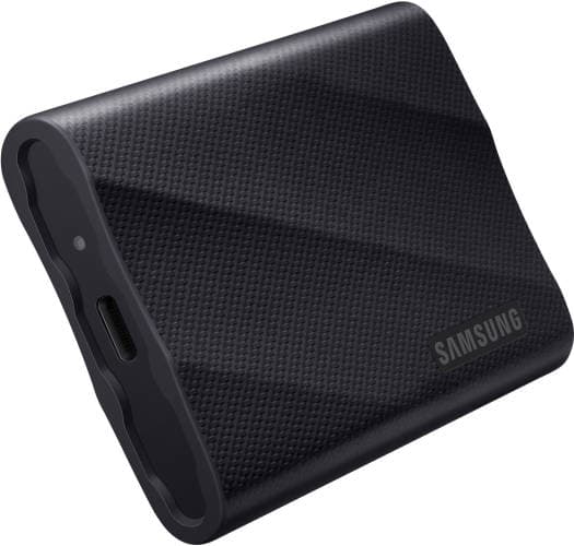 SAMSUNG SAMSUNG 4TB T9 USB-C 3.2 Gen 2x2 Portable SSD, Up to 2000 MB/s Sequential Read Speed & 2000 MB/s Seq Write Speed, PCIe NVMe Technology, 256-Bit AES, Universal Compatibility, Black | MU-PG4T0B/WW - product view 3 of 7
