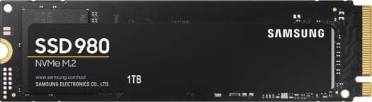 SAMSUNG Samsung 980 1TB SSD, PCIe Gen 3.0 x4, NVMe 1.4, Form Factor M.2 (2280), Up to 3,500 MB/s Sequential Read and 3,000 MB/s Write, V-NAND 3-bit MLC, HMB(Host Memory Buffer) | MZ-V8V1T0BW - product view 2 of 3