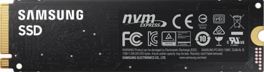 SAMSUNG Samsung 980 1TB SSD, PCIe Gen 3.0 x4, NVMe 1.4, Form Factor M.2 (2280), Up to 3,500 MB/s Sequential Read and 3,000 MB/s Write, V-NAND 3-bit MLC, HMB(Host Memory Buffer) | MZ-V8V1T0BW - product view 3 of 3