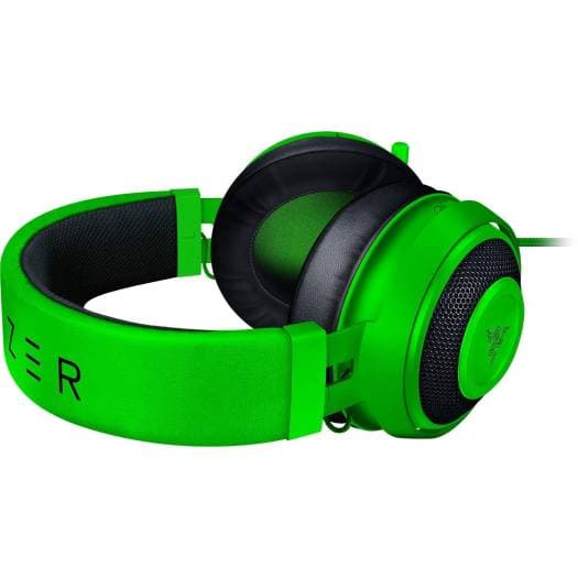 Razer Wired Gaming Headset Kraken PC/Game Console/Smartphone Equipped with Analog Audio Terminal 3.5mm Stereo Mini 4 Pole or 3 Pole ??2 (Volume Dial/Microphone Mute Switch), Green | RZ04-02830200-R3M1