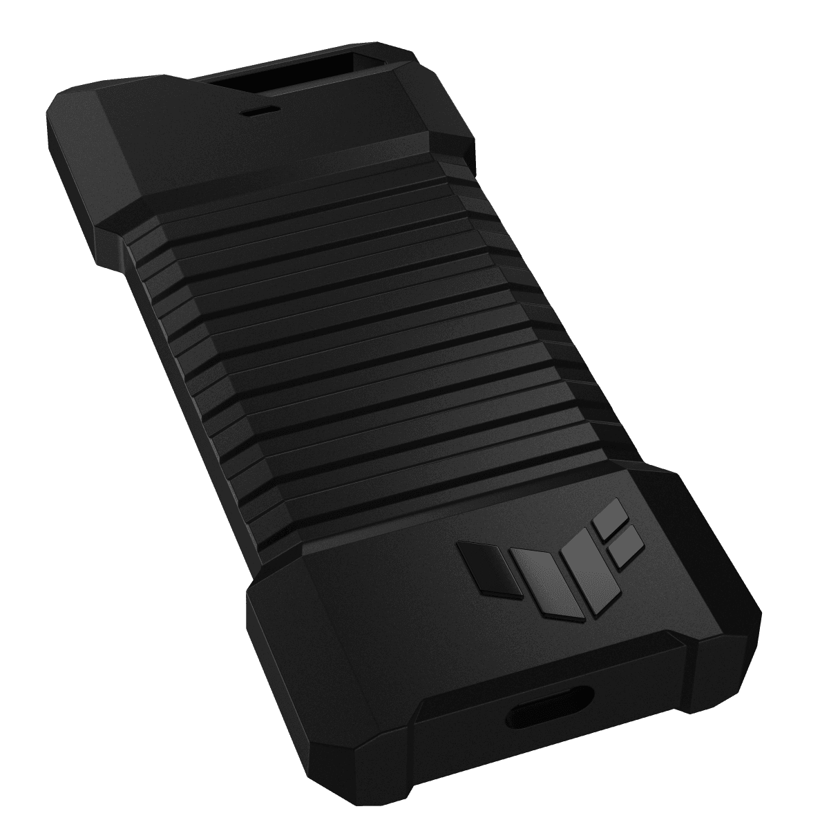 ASUS TUF Gaming A1 USB-C 3.2 Gen 2x1 SSD enclosure, dual M.2 NVMe PCIe and SATA interfaces, M.2 Q-Latch for easy installation, MIL-STD-810H drop resistance, IP68 water and dust resistance, PS5 & Xbox support | 90DD02N0-M09000