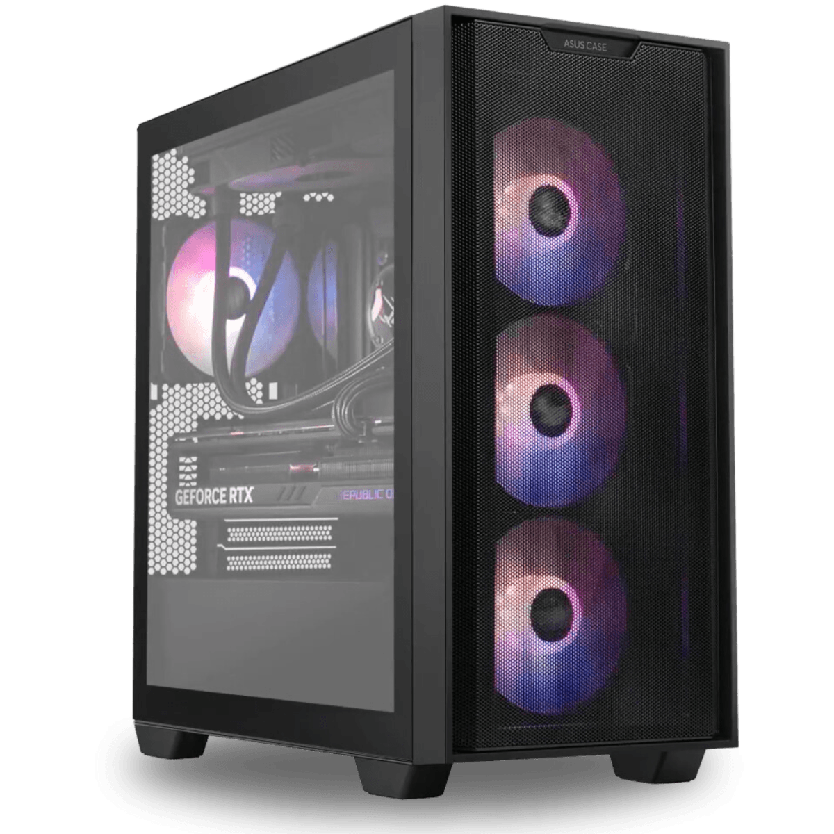 Asus ASUS Powered Mid-Range Gaming PC, Core i7-14700K 14th Gen, 4080 Super 16GB, 64GB (2x32GB), 1TB NVMe, 1000W - product view 2 of 3
