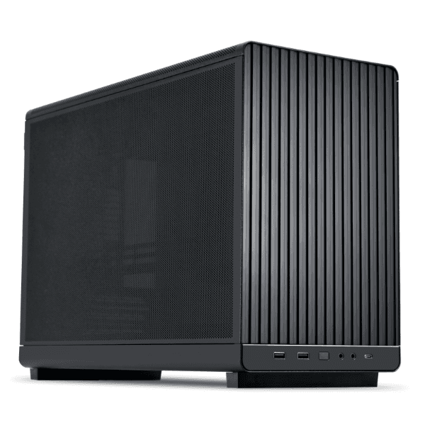 LIAN LI LIAN LI DAN A3-MATX BLACK SMALL CASE - M-ATX/MINI-ITX (STEEL INSIDE,SIDE MESH PANEL) G99.A3X.00 - product view 1 of 5