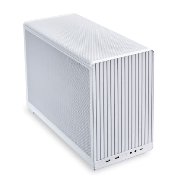 LIAN LI LIAN LI DAN A3-MATX WHITE SMALL CASE-M-ATX/MINI-ITX (STEEL INSIDE, SIDE MESH PANEL) - product view 2 of 4