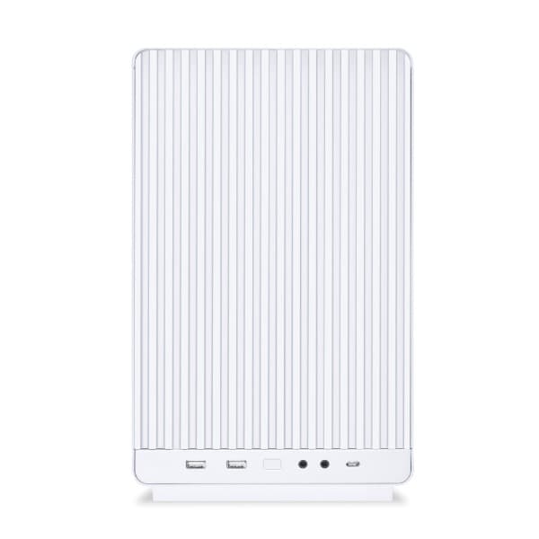 LIAN LI LIAN LI DAN A3-MATX WHITE SMALL CASE-M-ATX/MINI-ITX (STEEL INSIDE, SIDE MESH PANEL) - product view 3 of 4