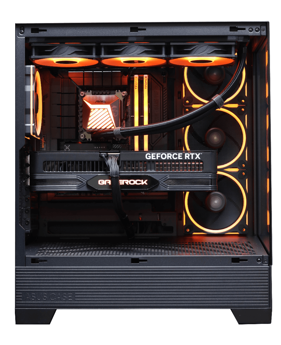 Nanotech AMD Ryzen 7 7800X3D + RX 9070 Nitro+ Gaming PC Build, AMD Ryzen 7 7800X3D, AMD Radeon RX 9070 16GB,  32GB (1x32GB) AMD EXPO, 1TB NVMe, 750W - product view 2 of 3
