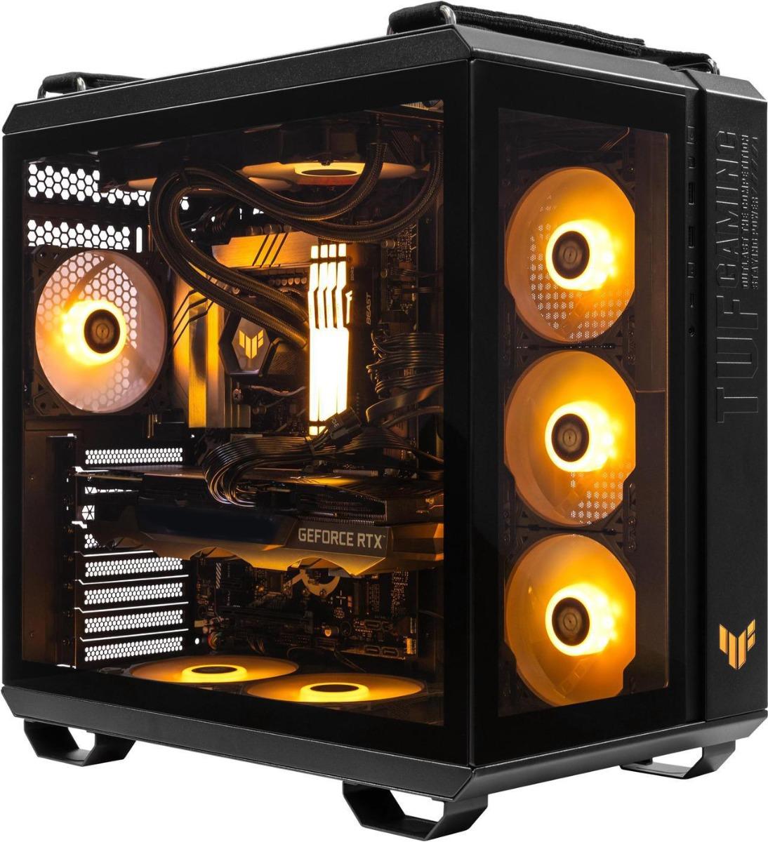 Asus Powered 50 series Gaming PC - Amd Ryzen 7 9800X3D, TUF RTX 5090 32GB, 64GB (2*32) DDR 6000MHz RAM, 8TB Gen4 SSD, 1200W PSU. – Buy Online