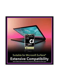 Addlink Addlink S91 1TB 2230 NVMe High Performance PCIe Gen4x4 2230 3D TLC NAND SSD SSD - Read Speed up to 5000 MB/s Internal Solid State Drive - (AD1TBS91M2P) - product view 3 of 5