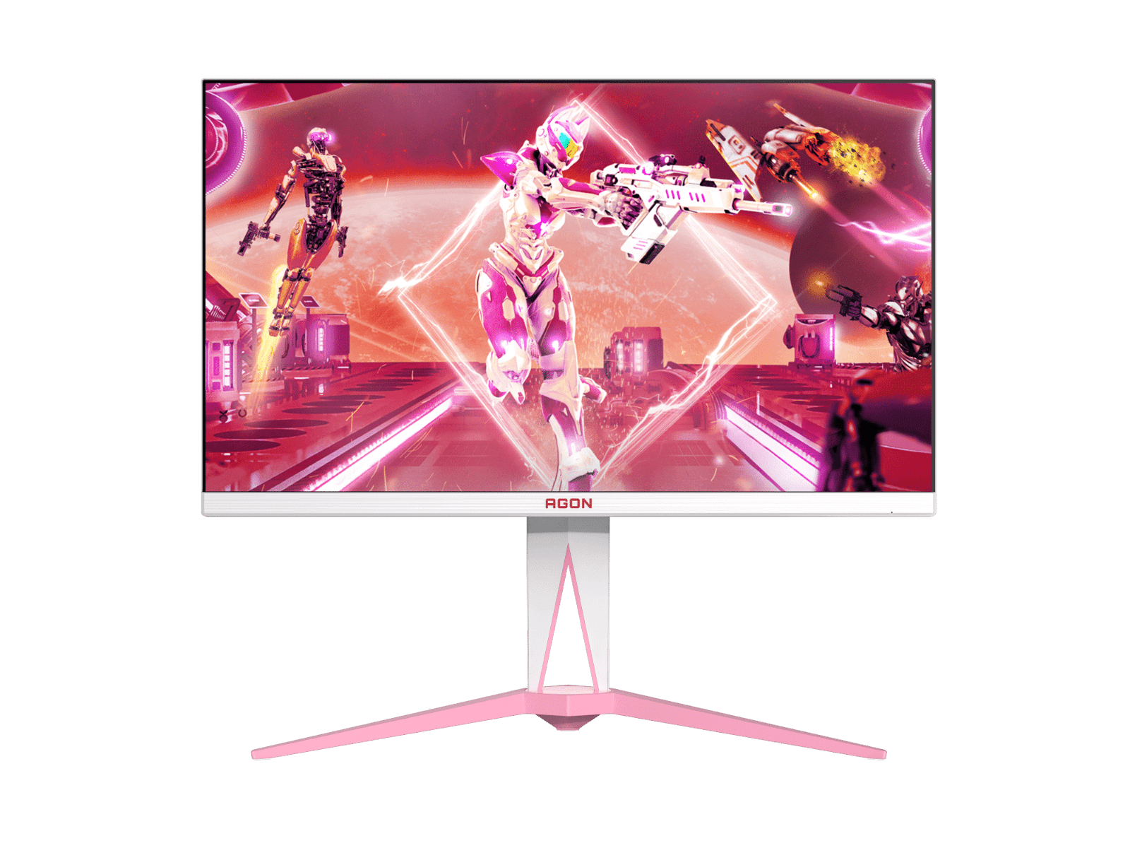 AOC AOC Agon 27" IPS QHD 2K Flat Monitor AG275QXR PINK - product view 3 of 4
