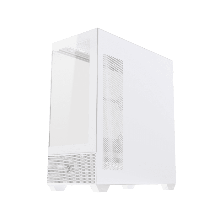 XIGMATEK Xigmatek Alphard Arctic E-ATX ARGB Case, Tempered Glass, 9x Fans Supports, MoBo Upto E-ATX, GPU Upto 410mm, Cooler Upto 360mm, White | EN43802 - product view 3 of 12
