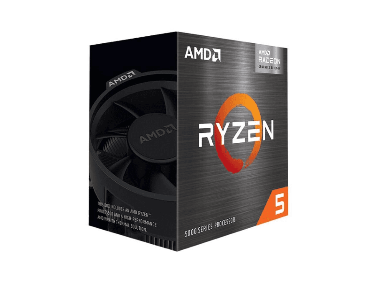 AMD AMD Ryzen 5 5500GT Desktop Processor, 6 Cores, 12 Threads, 4.4GHz Max Boost, Integrated Radeon Graphics | 100-100001489 - product view 2 of 2