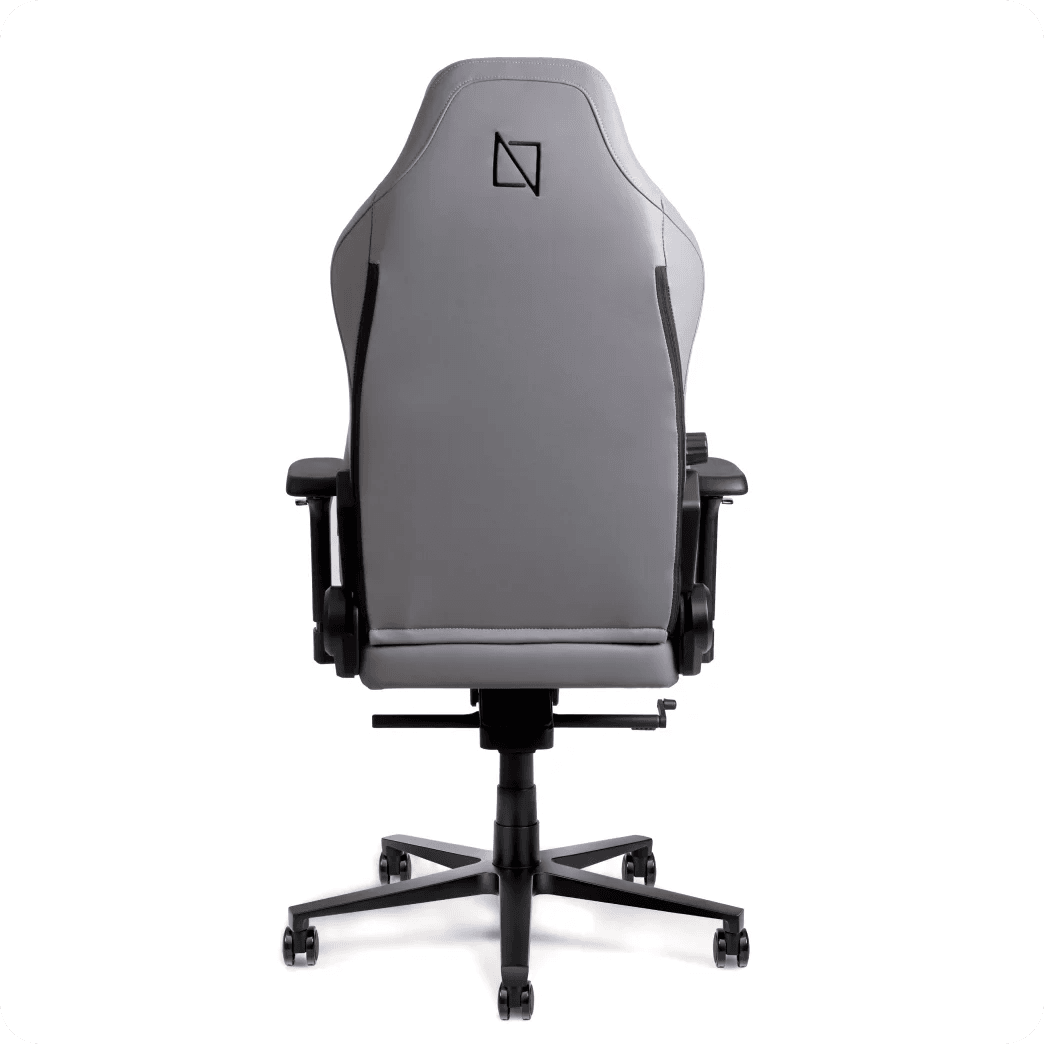 NAVO APEX Cloud Leather Premium Gaming/Office Ergonomic Chair, 155?? Reclining High Back, 4D Metal Armrest, Magnetic Memory Foam Headrest & Lumbar Support | ULTIMATE GREY - product view 2 of 3