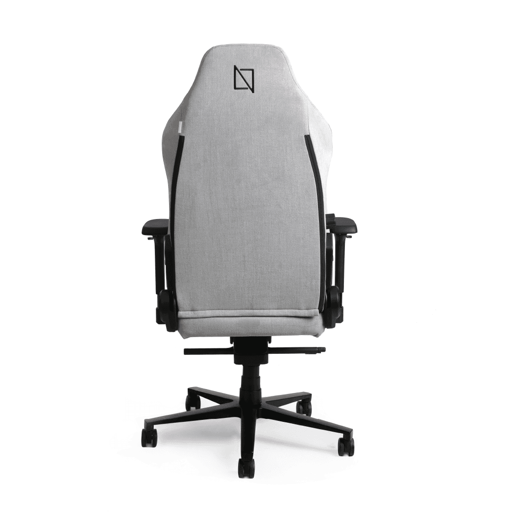 NAVO NAVO APEX Premium Ergonomic Soft Fabric Gaming Chair, Memory Foam Pillows, Magnetic Headrest & Integrated Lumbar Support | Carbon White - product view 2 of 3