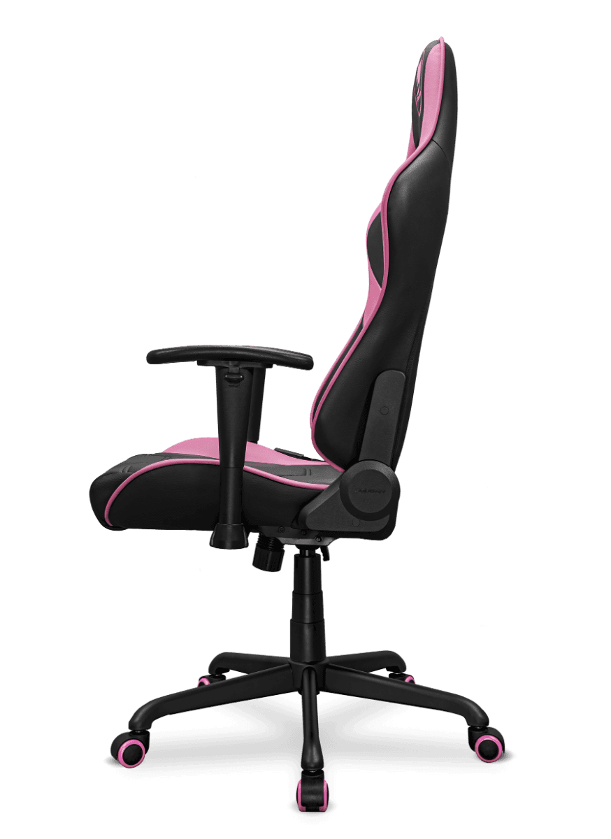 Cougar COUGAR Armor Elite Gaming Chair, Premium PVC Leather, 2D Armrest, Piston Height Adjustment, Class 4 Gas Lift, 160 Degree Recline, Max Loading 120kg, Royal, Black & Pink | 3MELIPNB.0001 - product view 3 of 5