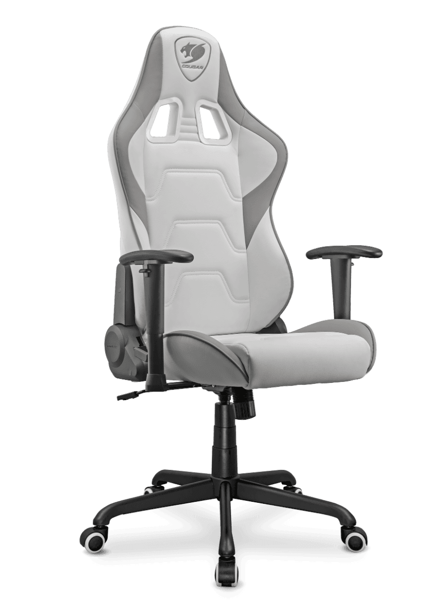 Cougar Cougar ARMOR Elite White Gaming Chair, Premium PVC Leather, 2D Armrest, Piston Height Adjustment, Class 4 Gas Lift, 160 Degree Recline, Max Loading 120kg, Royal, White | 3MELIWHB.0001 - product view 2 of 4