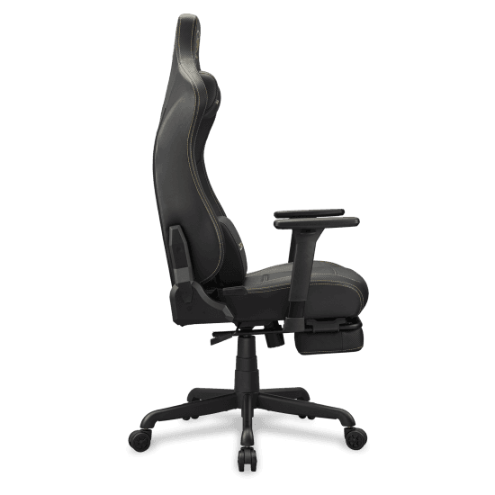 Cougar Cougar Armor EVO S Gold Gaming Chair, 3D Adjustable Armrest, Breathable PVC Leather, Lumbar Cushion, Magnetic Memory Foam Neck Pillow | 3MEVSGLB.0001 - product view 3 of 5