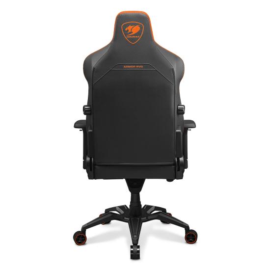 Cougar COUGAR ARMOR EVO Gaming Chair, Magnetic neck pillow memory foam, Breathable PVC leather, Full steel frame for sturdy support, 4D adjustable armrest, 5-star base and extra-size wheels, Support up to 160kg, Black | 3MEVOORB.0001 - product view 3 of 6
