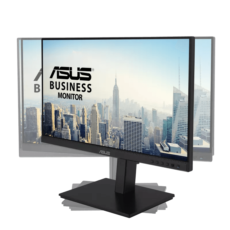 Asus ASUS BE24ECSBT Multi-touch Monitor, 24 inch FHD (1920x1080), 10-point Touch, IPS, USB-C with Power Delivery, HDMI, DisplayPort Daisy Chain, Height Adjustable, Ergonomic Stand, Eye Care, Low Blue Light, Flicker Free, Wall Mountable | 90LM05M1-B0B370 - product view 3 of 6