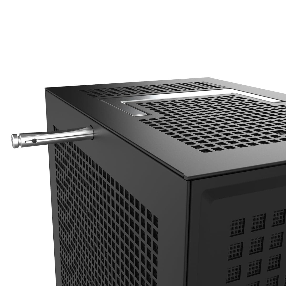 Hyte Revolt 3  Premium ITX Small Form Factor Case, Integrated handle, Upto 335mm GPU, Motherboard ITX, upto 280mm Cooler, Black | CS-HYTE-REVOLT3-B - product view 2 of 6