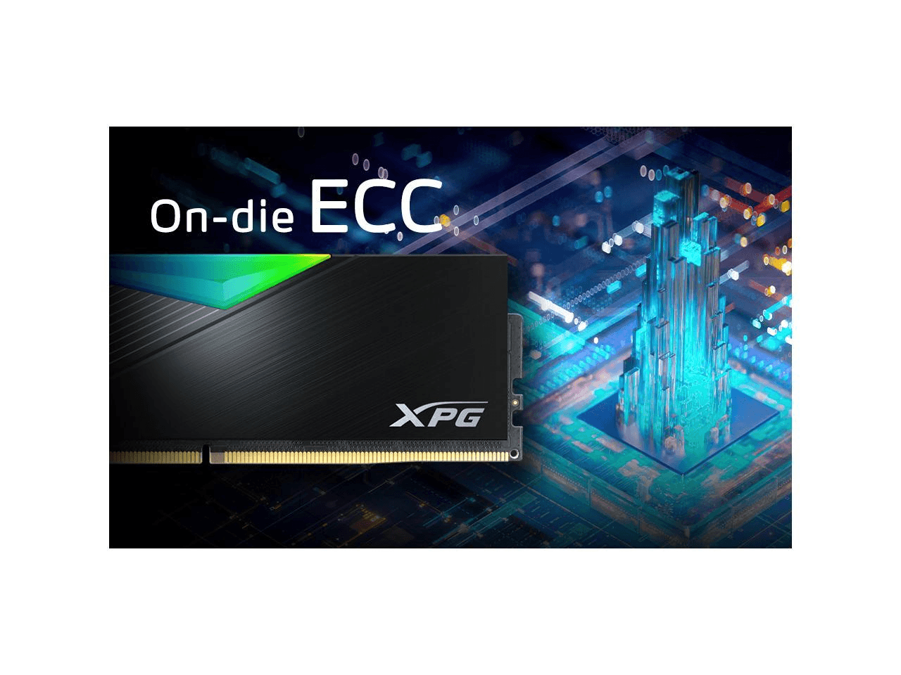 ADATA Adata XPG Lancer RGB 64GB (2x 32GB) DDR5 Desktop Memory, 6000 MHz Memory Speed, CAS Latency 30, AMD Expo & Intel XMP 3.0 Ready, 1.35V Voltage, 288-Pin, Black | AX5U6000C3032G-DCLARBK - product view 2 of 5
