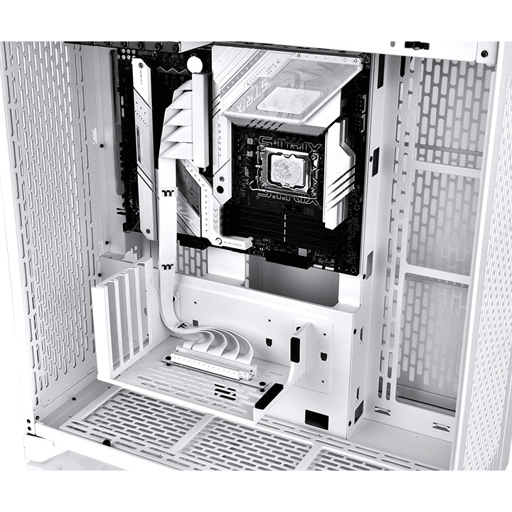 Thermaltake Thermaltake PCI-E 4.0 Dual 90 Degree Riser Cable, 400mm Snow White, X16 Speed, EMI Shielded | AC-077-CO6OTN-C1 - product view 3 of 5