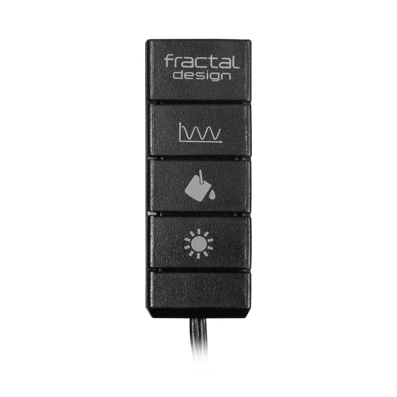 Fractal Adjust R1 RGB Controller, For full manual control over your Fractal Design Prisma AL Series fans | FD-ACC-ADJ-R1-BK