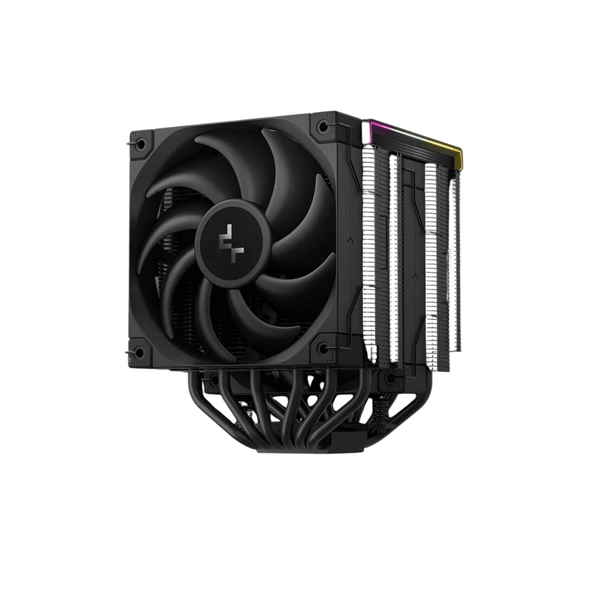 DEEPCOOL Deepcool AK620 DIGITAL PRO Air Cooler, Multi-data point screen, CTT 2.0 Heatpipe, 500~1750 RPM±10%, 60.89 CFM Fan Airflow, 2.91 mmAq  Fan Air Pressure, Fluid Dynamic Bearing, Black | R-AK620-BKAPMN-G - product view 2 of 5
