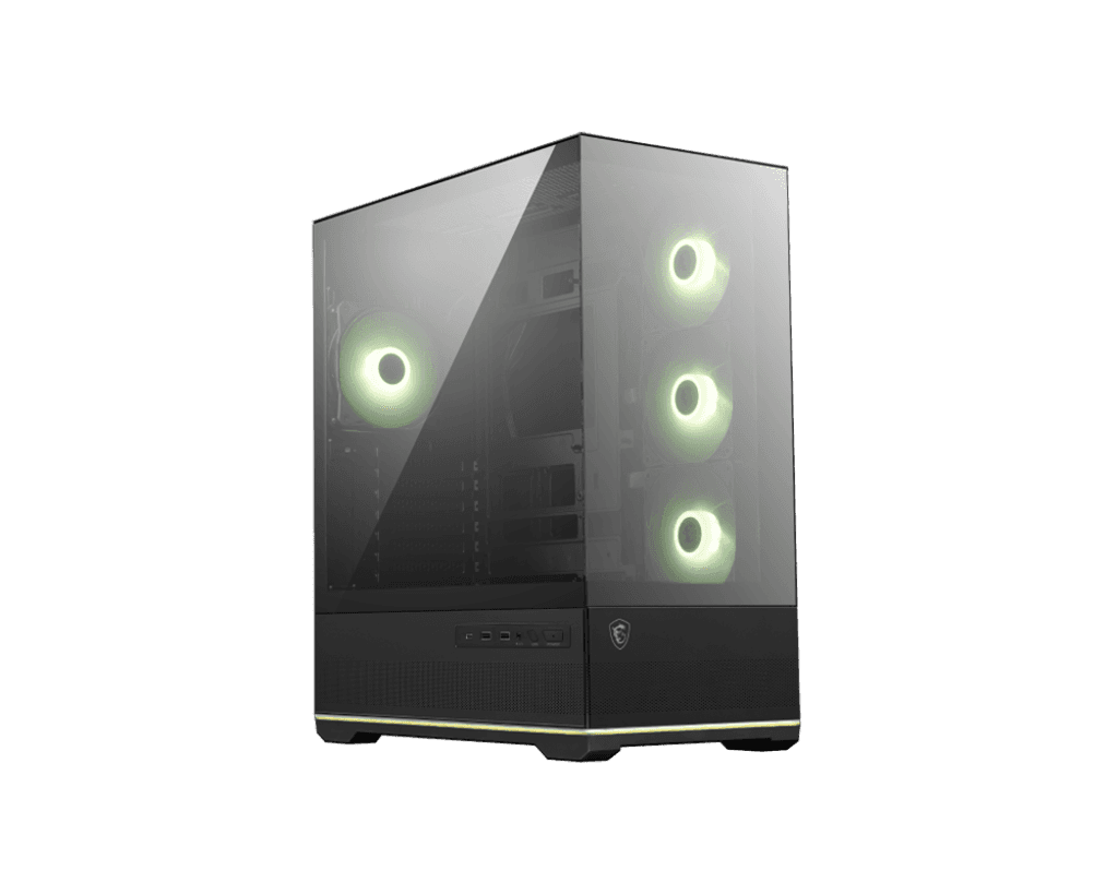 MSI MAG PANO 110R PZ Mid-Tower Gaming Case, 4x Pre-installed ARGB Case Fans, Supports ATX Back-connect Motherboard, 360mm Radiator, up to 10 fans | 306-7G28R21-JA4 – Buy Online