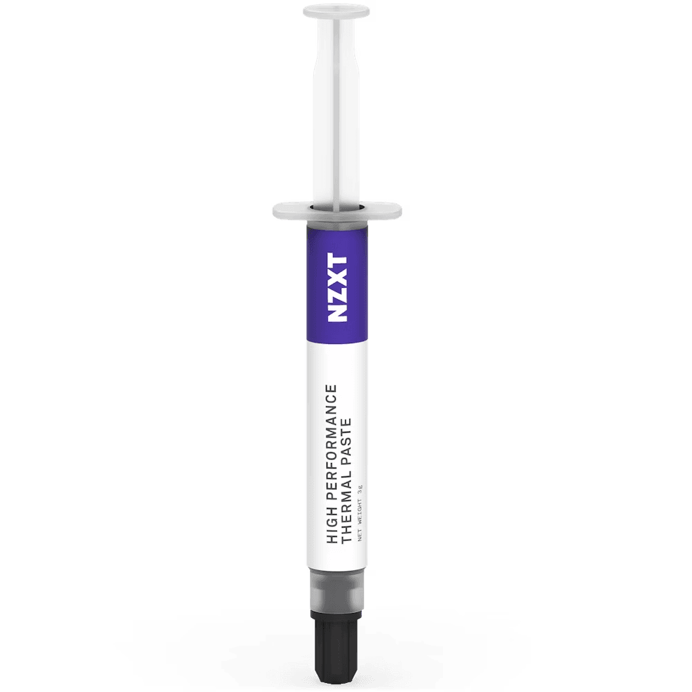 NZXT NZXT High-performance Thermal Paste (3g), Excellent thermal conductivity performance, Non-electrically conductive and non-curing which prevents short-circuiting, Easy to apply and clean, Versatile uses (CPU, GPU) Long life span | BA-TP003-01 - product view 1 of 4