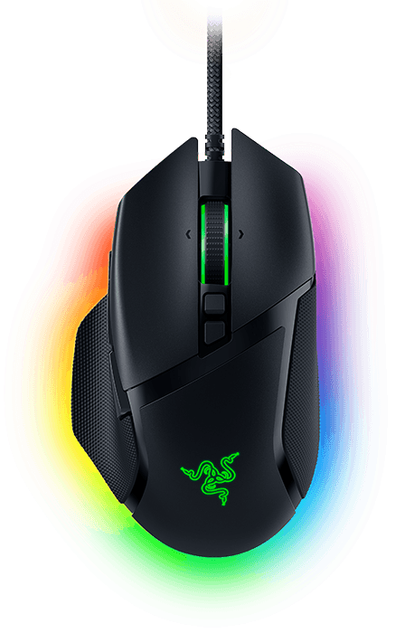 RAZER Razer Basilisk V3 Customizable Ergonomic Gaming Mouse: Fastest Mouse Switch - Chroma RGB Lighting 26K DPI Optical Sensor 11 Programmable Buttons HyperScroll Tilt Wheel Classic Black | RZ01-04000100-R3M1 - product view 3 of 3