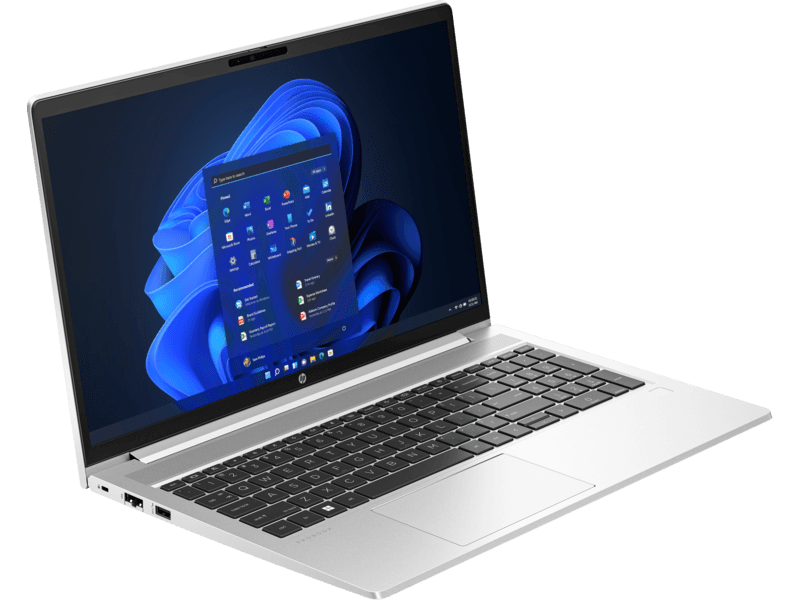 Hp HP ProBook 450 G10 Laptop, 15.6" FHD 1920 x 1080 Display, Intel Core i7-1355U Processor, 8GB RAM, 512GB SSD, Intel UHD Graphics, ENG-ARAB Keyboard, Shared DOS, Silver | 85D06EA#BH5 - product view 3 of 5