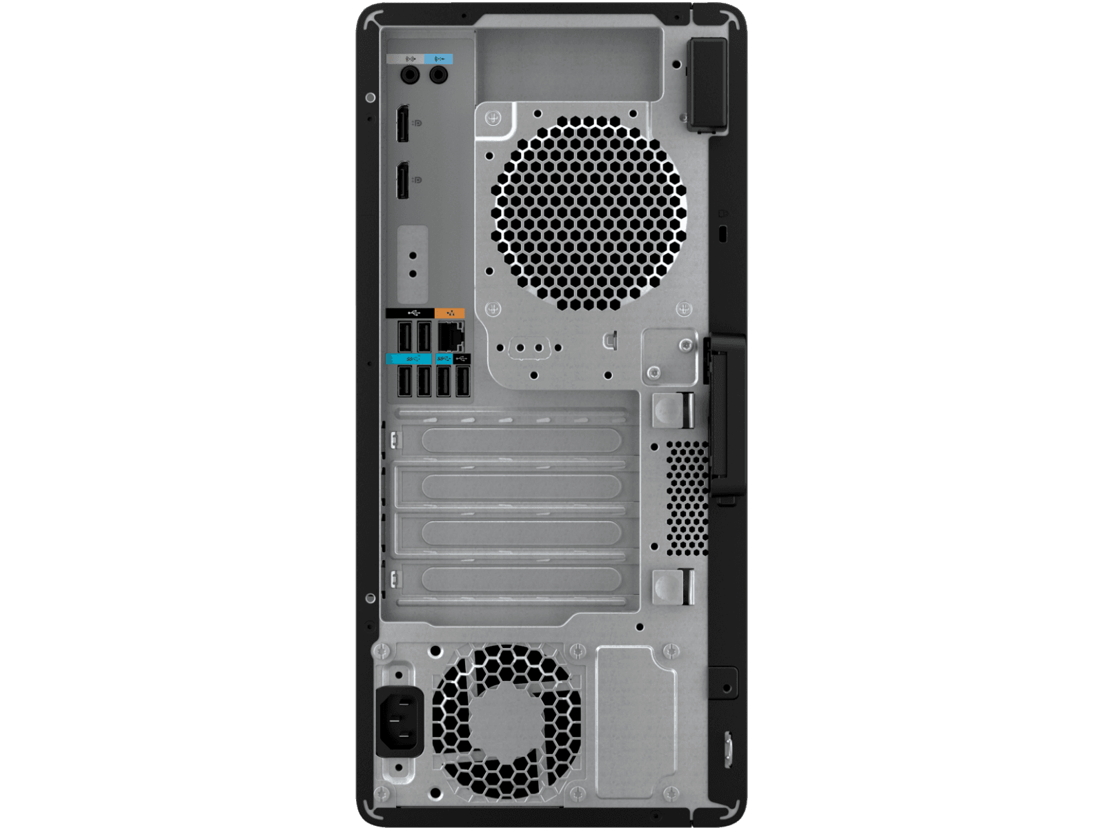 Hp HP Z2 G9 Tower Workstation Desktop Computer, Intel Core i7-14700K Processor, 16GB Ram, PNY NVIDA A400 4GB Graphics,  1TB SSD, Keyboard and Mouse, W11 Pro, 3 Year Warranty, No Included ODD - product view 3 of 7