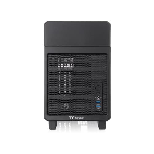 Thermaltake Thermaltake TR100 Mini Tower Chassis (Mini ITX Case), Supports Mini ITX Motherboard, 280mm AIO Cooler, SFX PSU, USB 3.2 (Gen 2) Type-C, HD Audio, Black | CA-11A-00S1NN-00 - product view 3 of 5