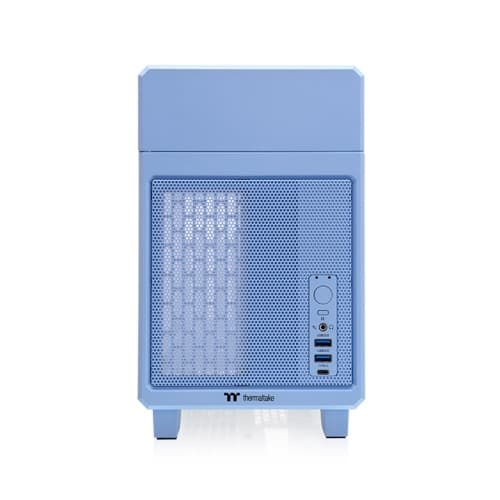 Thermaltake Thermaltake TR100 Hydrangea Blue Mini Tower Chassis (Mini ITX Case), Supports Mini ITX Motherboard, 280mm AIO Cooler, SFX PSU, USB 3.2 (Gen 2) Type-C, HD Audio | CA-11A-00SFNN-00 - product view 2 of 5