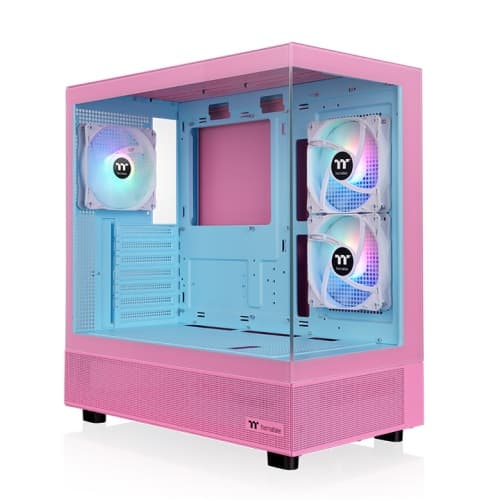 Thermaltake Thermaltake View 270 Plus TG ARGB Bubble Pink Mid Tower Case, Tempered Glass, 3x pre-installed Fans, 360mm Radiator Support, E-ATX MOBO Supports | CA-1Y7-00MAWN-00 - product view 1 of 6