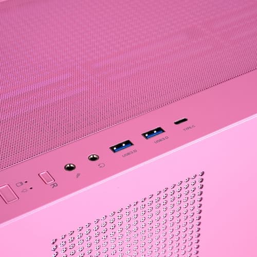 Thermaltake Thermaltake View 270 Plus TG ARGB Bubble Pink Mid Tower Case, Tempered Glass, 3x pre-installed Fans, 360mm Radiator Support, E-ATX MOBO Supports | CA-1Y7-00MAWN-00 - product view 3 of 6