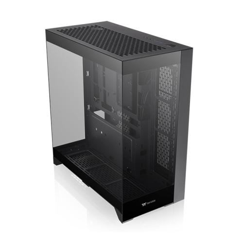 Thermaltake CTE E550 TG Black Mid Tower ATX Case, 3 Tempered Glass Panels, Three-Way VGA Installations Dual Chamber Design,  Hidden-Connector Mobo Support | CA-1Z8-00M1WN-00 – Buy Online