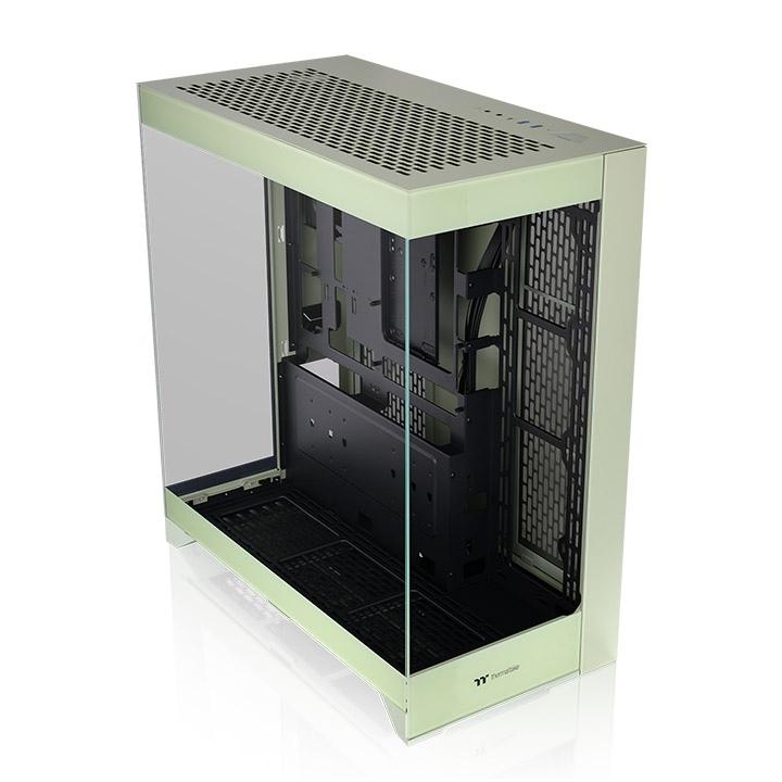 Thermaltake CTE E550 TG Matcha Green Mid Tower ATX Case, 3 Tempered Glass Panels, Three-Way VGA Installations Dual Chamber Design, Hidden-Connector Motherboard Support | CA-1Z8-00MEWN-00 – Buy Online