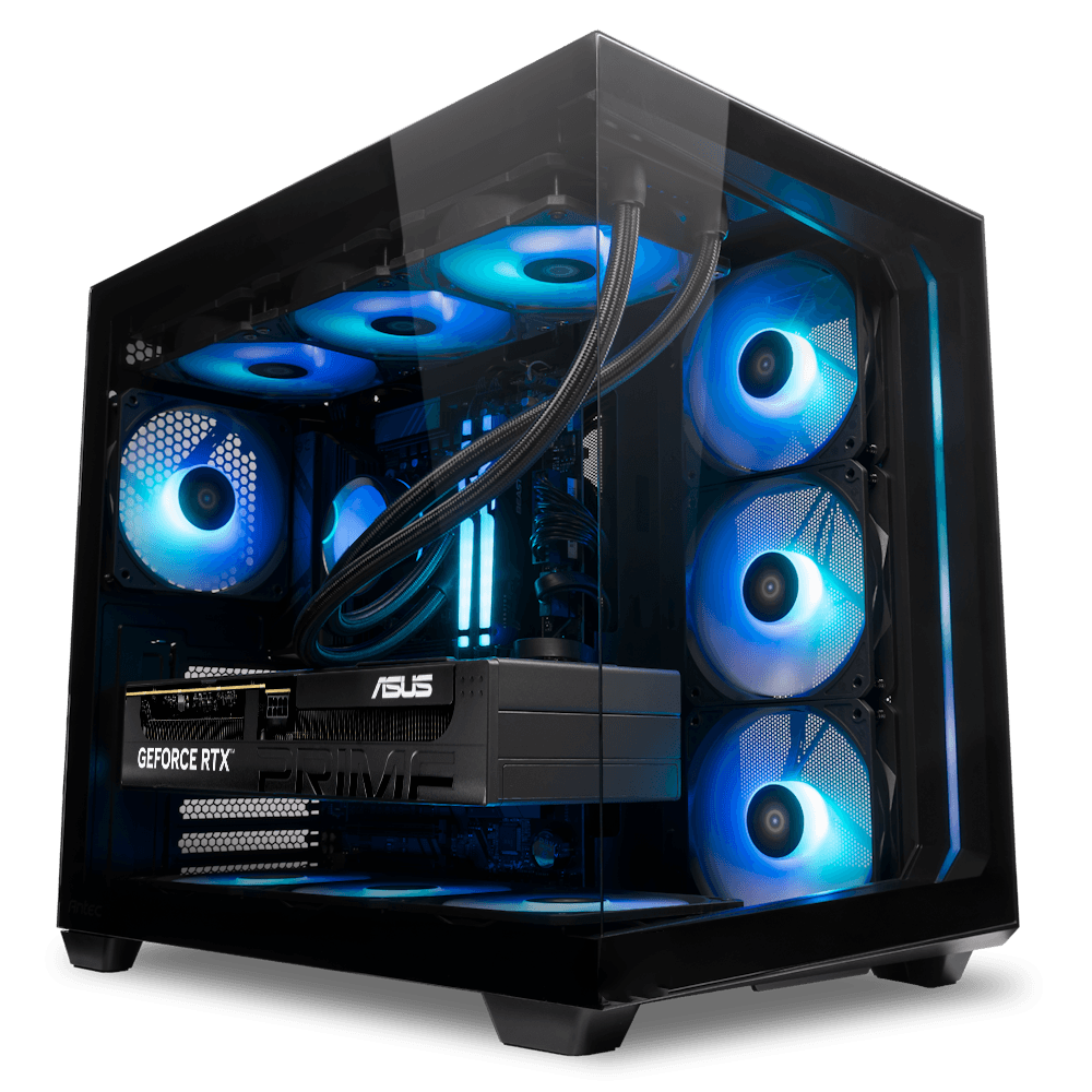 High-Performance Gaming PC: Intel Core Ultra 7 265KF + ASUS PRIME RTX 5060 Ti OC 16GB GDDR7, 32GB DDR5 6000MHz RGB, 2TB PCIe 4.0 NVMe SSD, 360mm LCD AIO, 850W Gold ATX 3.1 PSU, WiFi 7, DeepCool CG530 Black – Buy Online