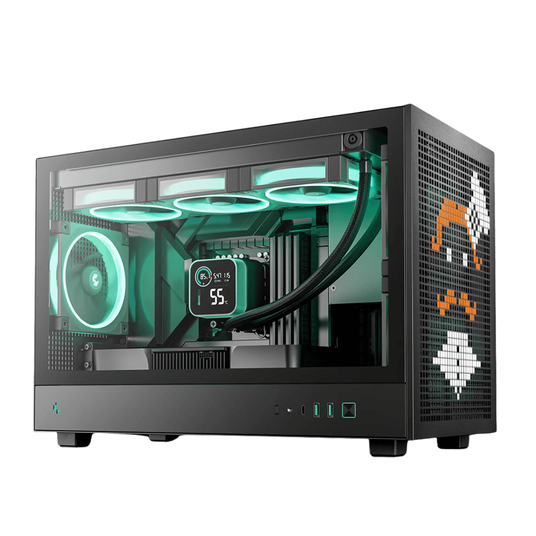 AMD Ryzen 7 7700X Mini Gaming PC, AMD Ryzen 7 7700X, RTX 5070 Twin Edge 12GB GDDR7, 32GB (2x16GB) DDR5 6000MHz, 1TB NVMe, AIO Liquid Cooler, 750W