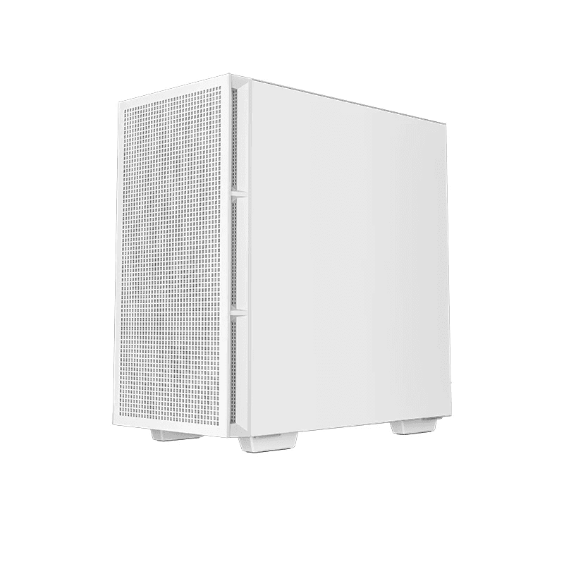 DEEPCOOL DeepCool CH360 Digital High Airflow mATX Case, 3x Pre-Installed aRGB Fan, Digital Display, ABS + SPCC + Tempered Glass Materials, Up to 360mm Radiator &amp; 8x Fan Support-White | R-CH360-WHAPE3D-G-1 - product view 2 of 5