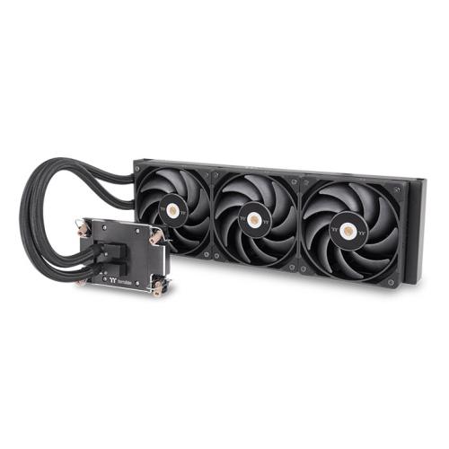 Thermaltake AW420 Workstation AIO Liquid Cooler, Nickel-Plated Copper Water Block, Air Flow 119.6CFM (one fan), Air Pressure 3.57 mm-H2O (one fan), PWM 500~2000 R.P.M,  Supports Intel LGA4677 & AMD sTR5 / SP6 Sockets, Black | CL-W445-PL14BL-A – Buy Online