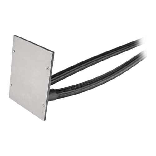 Thermaltake Thermaltake AW360 AIO Workstation Liquid Cooler, 3x TOUGHFAN 12 Pro 120mm Fans, Nickel-Plated Copper Water Block, 3.19 mm-H2O (one fan) Air Pressure, 70.8CFM (one fan) Air Flow, PWM 500~2000 R.P.M, Black | CL-W450-PL12BL-A - product view 3 of 7